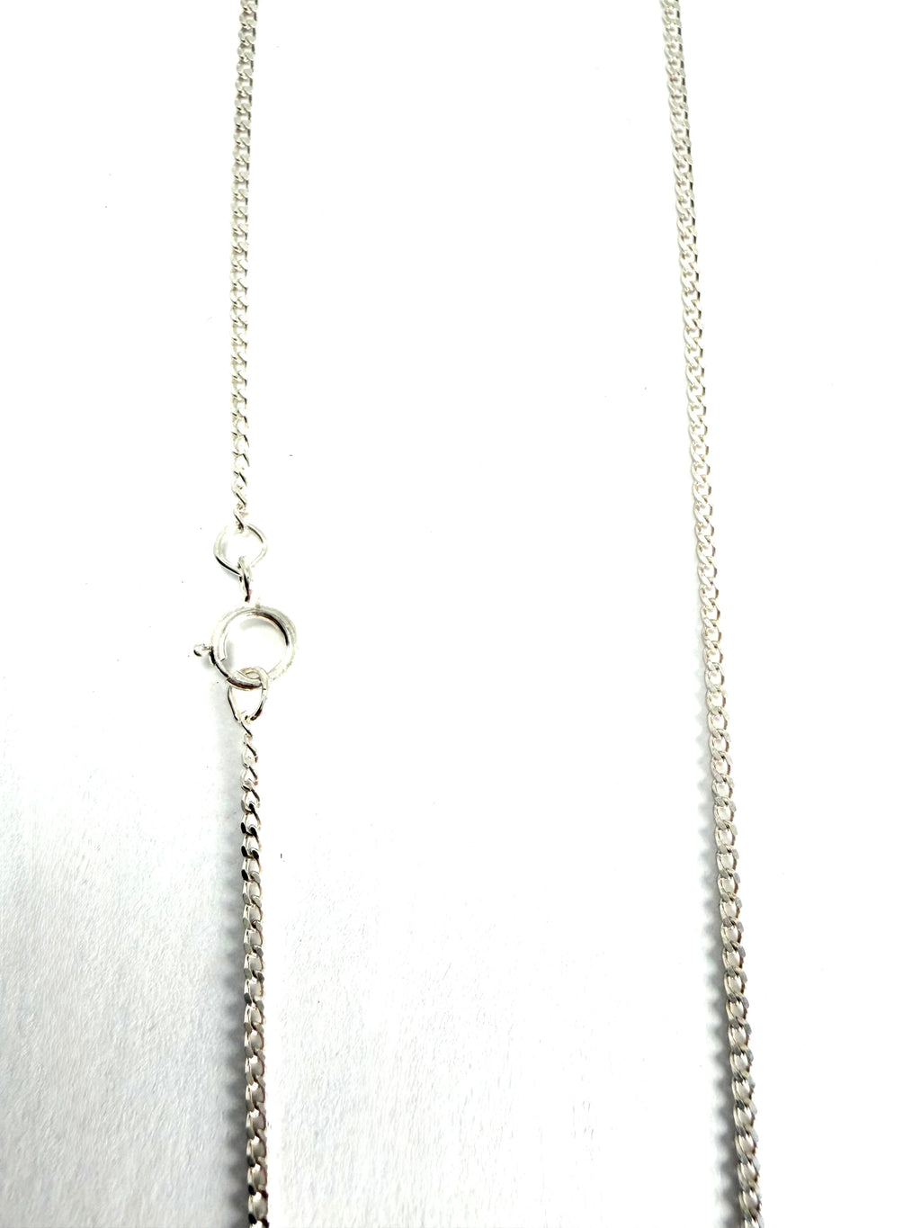 Silver amber pendant and necklace