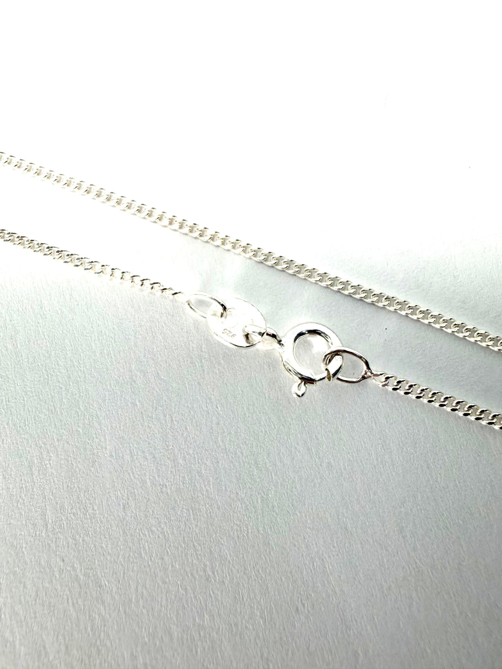 Sterling silver st christopher pendant & necklace
