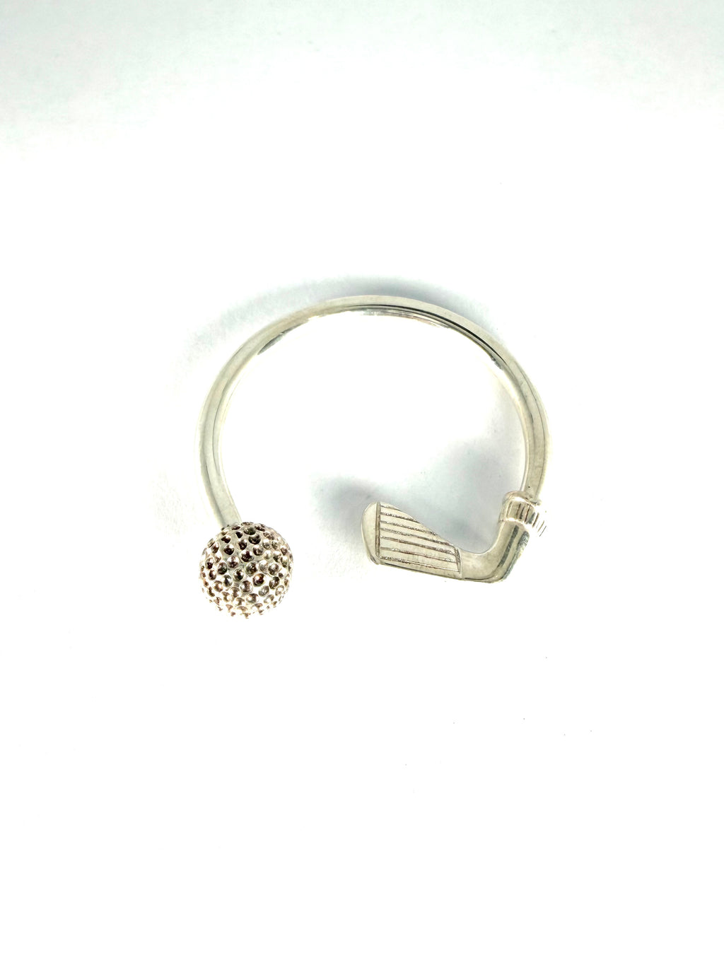 Tiffany & co silver golf club and ball keychain
