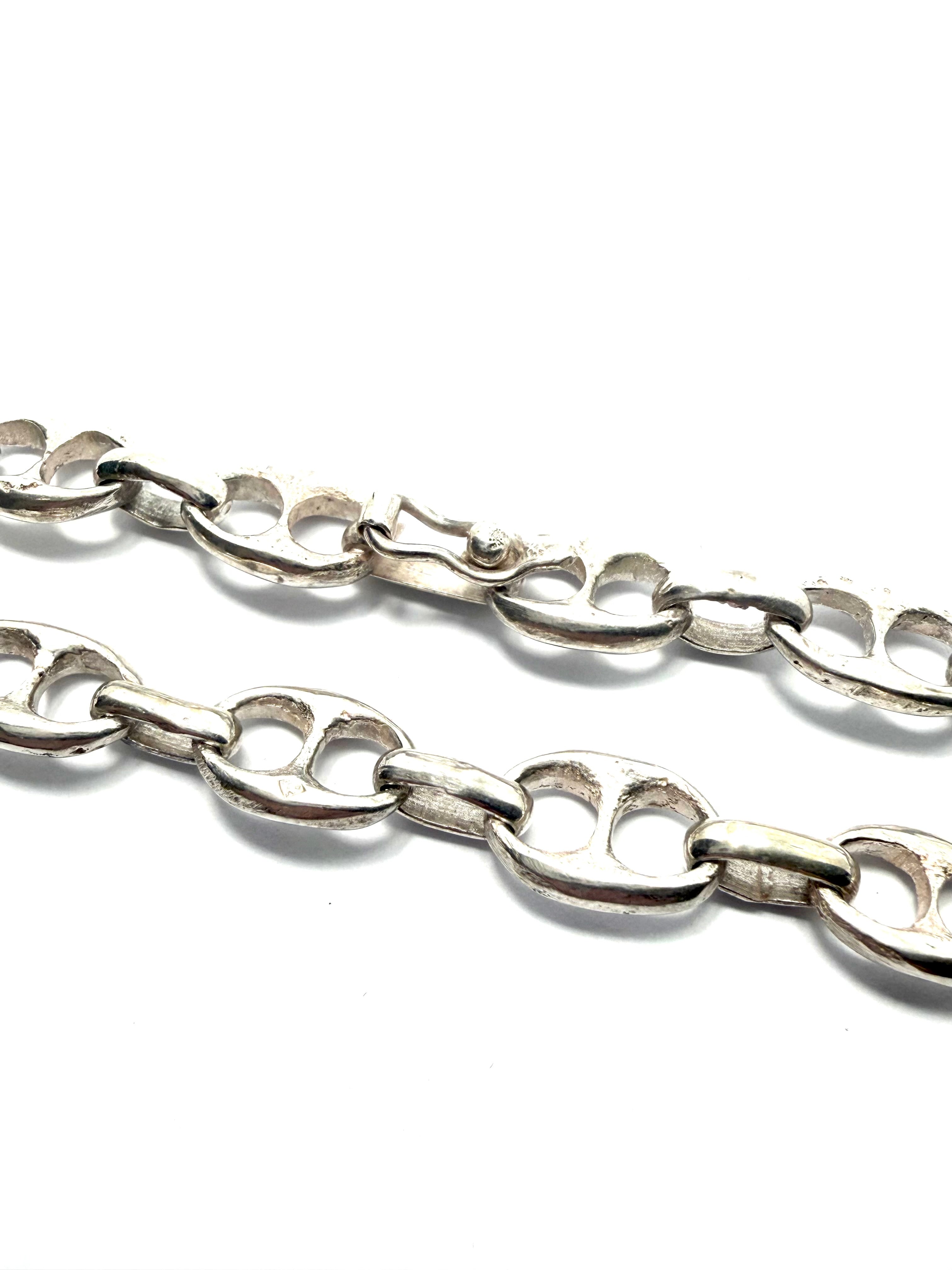 Gucci link silver chain