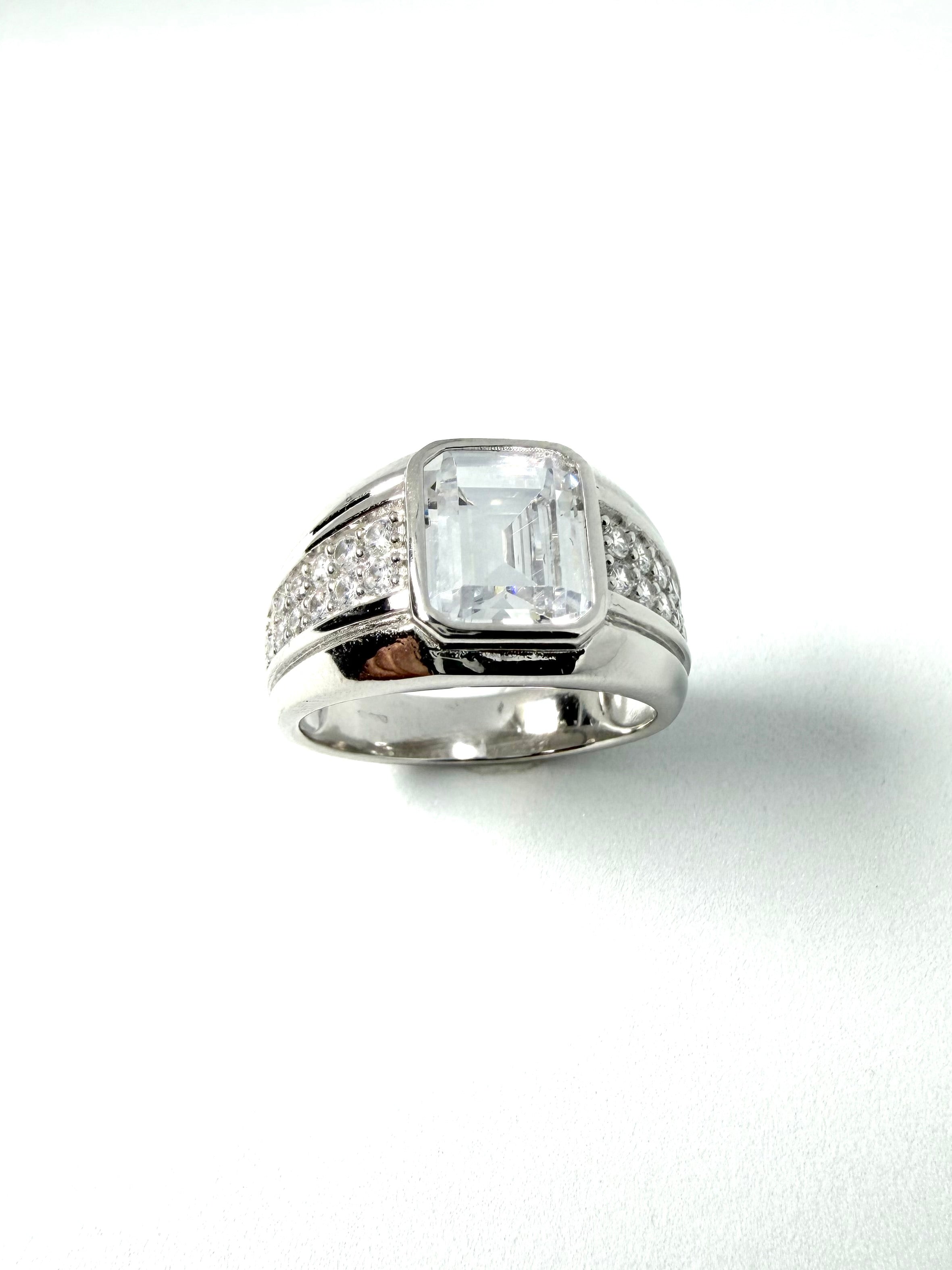 Gents cz ring