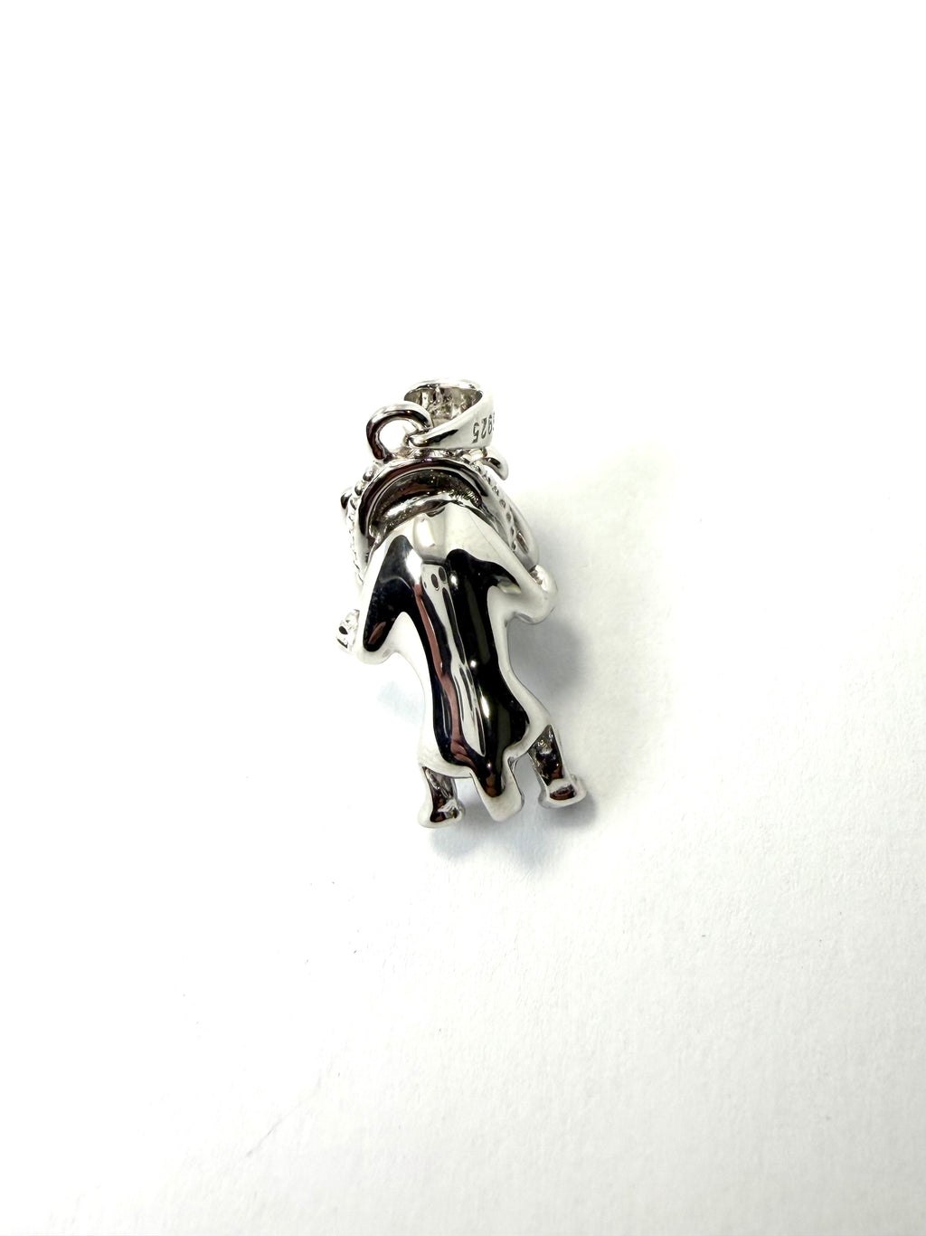 Silver dog pendant