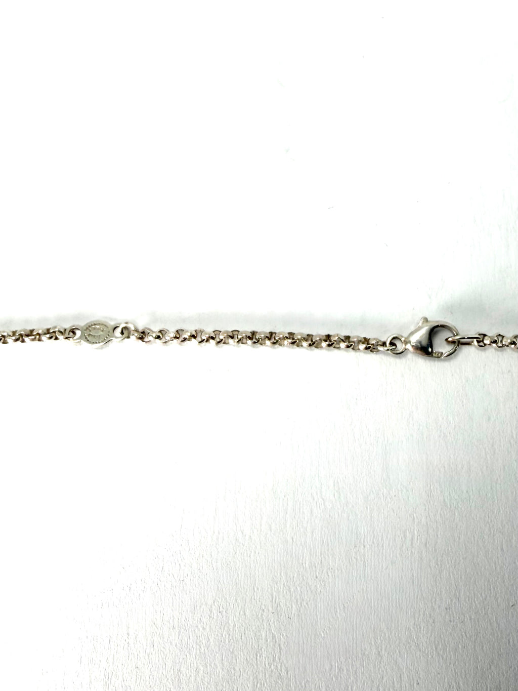 Silver George Jenson heart pendant necklace