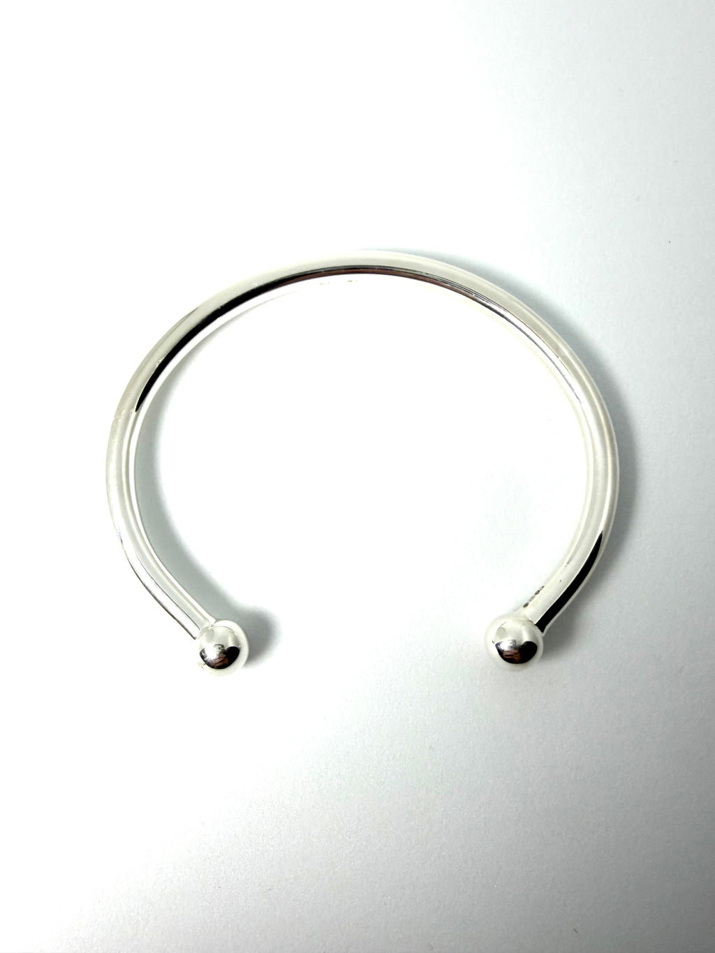 Silver torq bangle