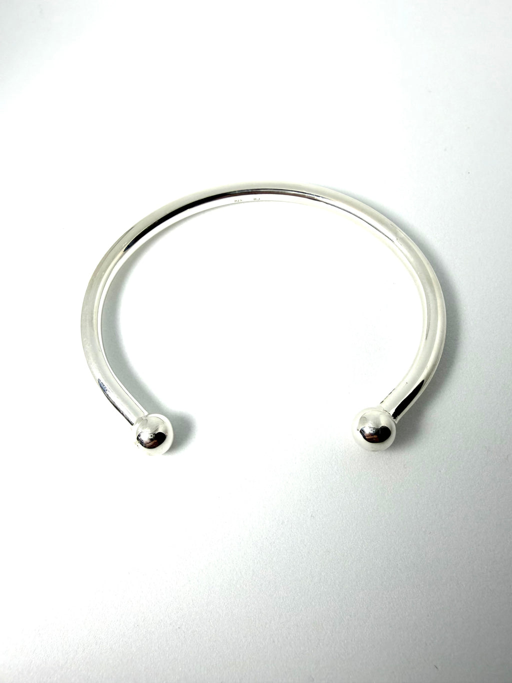 Silver torq bangle