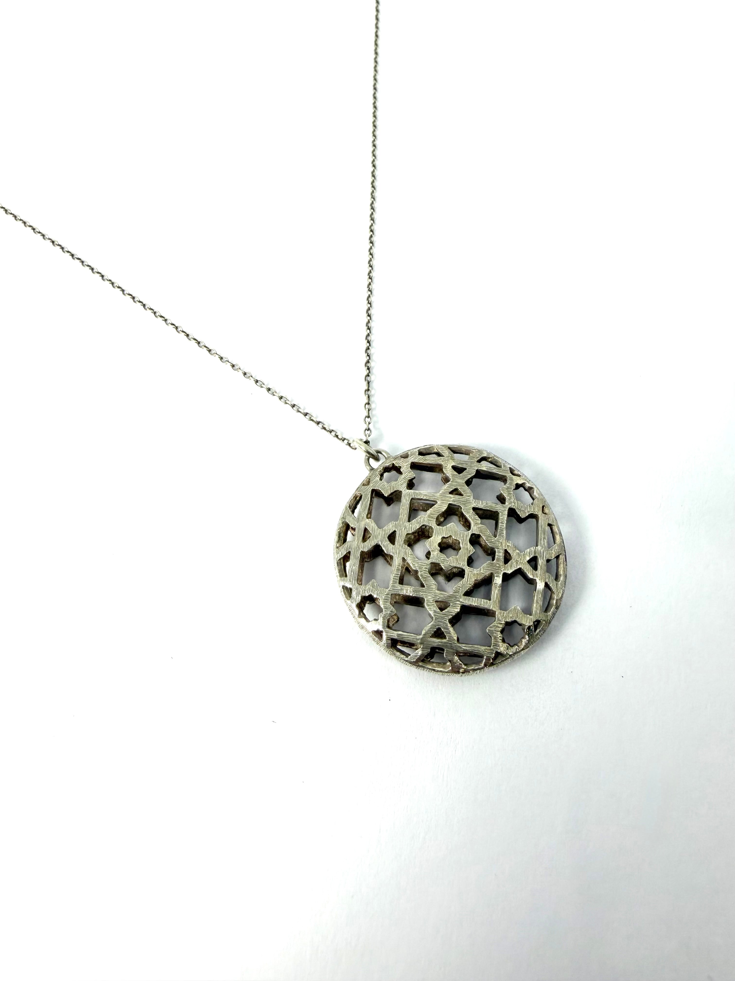 Tiffany & co paloma picasso marrakesh dome necklace silver