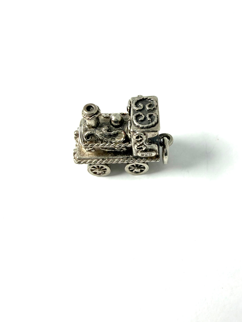 Silver vintage train