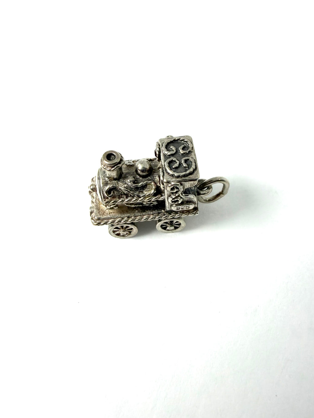 Silver vintage train